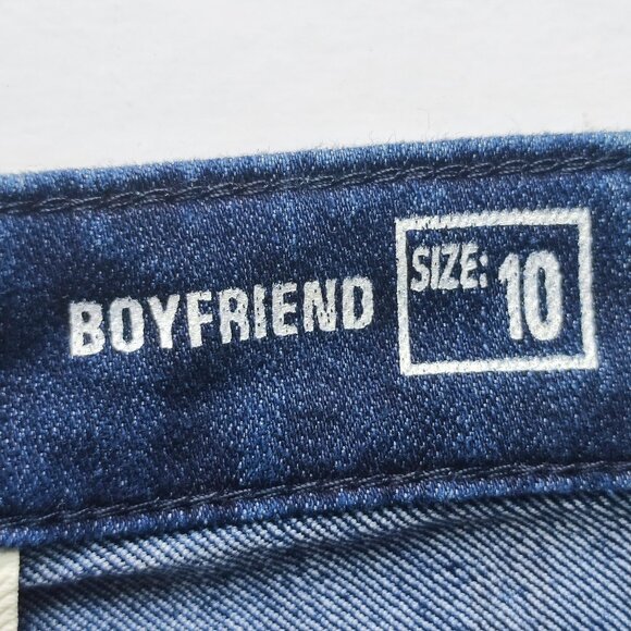 Sonoma jeans women's size 10 ink blue boyfriend style - Picture 6 of 15